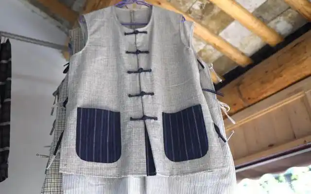 粗布手工制作服饰