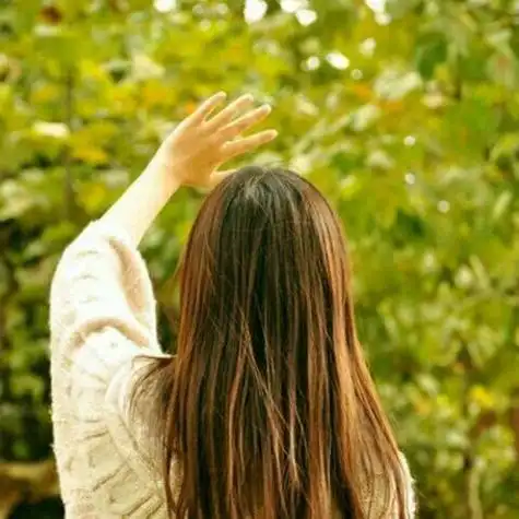 女生头像唯美可爱文艺背影长发森女清新仙女控