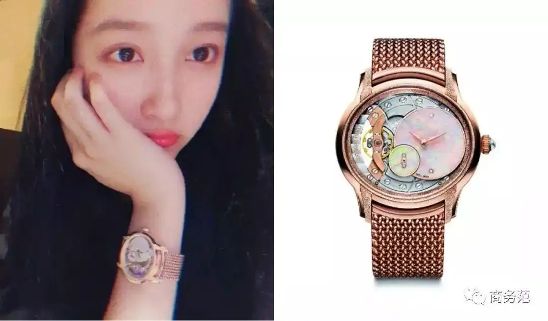 关晓彤自拍戴40万爱彼抢镜女人晒表一般有哪些姿势