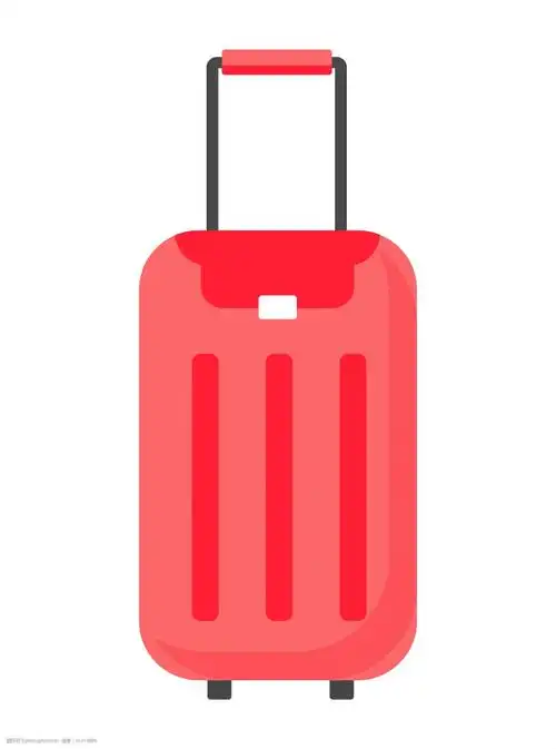 红色箱子 手提箱 旅游用品 卡通拉杆箱 红色旅行箱 手提行李箱 旅游箱