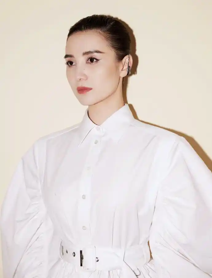 宋佳宫廷风写真发型利落五官明艳高级她不仅迷人而且励志