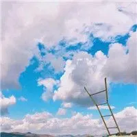蓝色清新风景头像,可爱头像图片