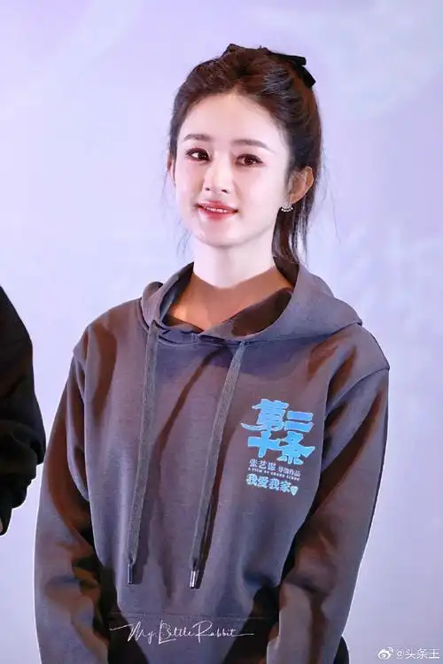 赵丽颖的高马尾##赵丽颖高马尾女大
