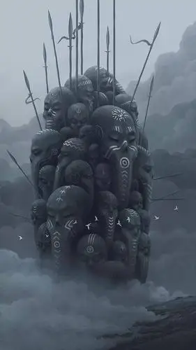 诡异的脑洞暗黑哥特风超现实主义插画