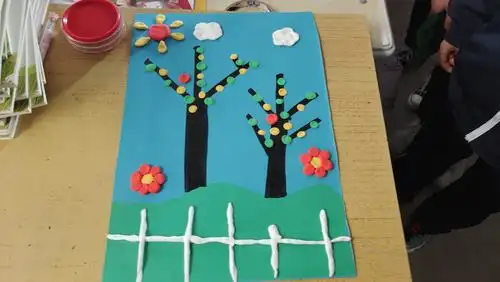 爱绿护绿 创意植树节手工作品——伦掌镇西何坟小学三年级创意手工