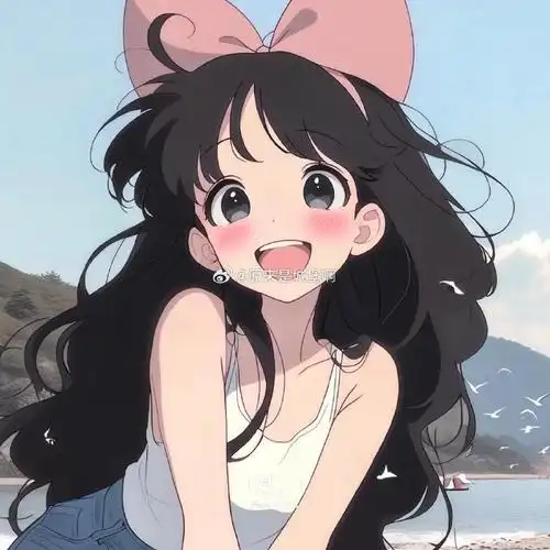 女生头像##动漫头像#  二次元动漫女头  海风一吹,坏心情全没.