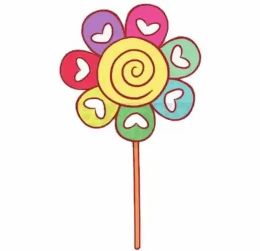 简单零食糖果怎么画_零食简笔画画法步骤教程卡通手绘糖果简笔画幼儿