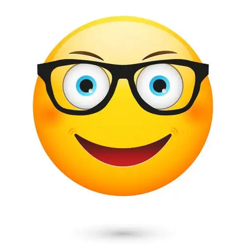 戴眼镜的表情符号-表情怪人