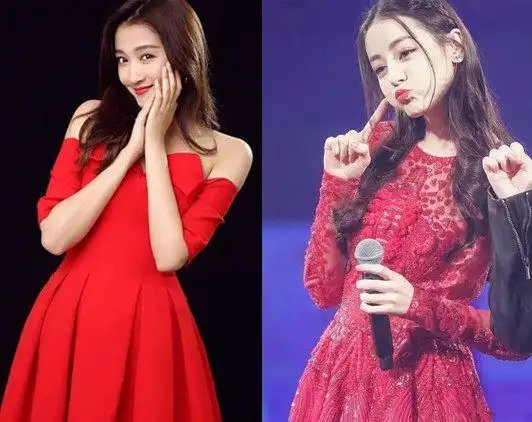 关晓彤和迪丽热巴同框,终于知道真正的女神,网友:太美了