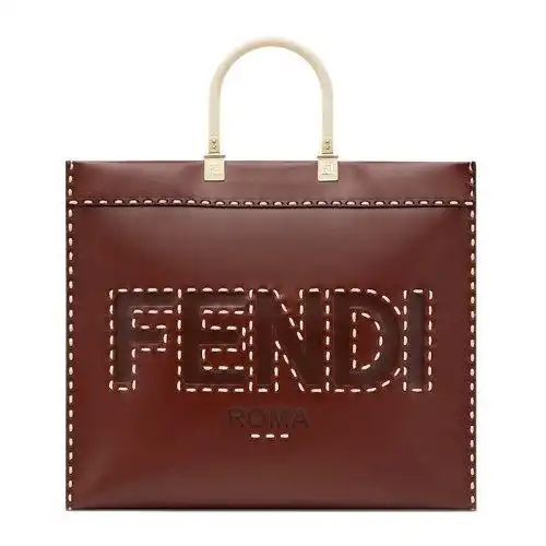 【fendi芬迪 手提包】fendi/芬迪女士小牛皮logo图案手提包女包多色可