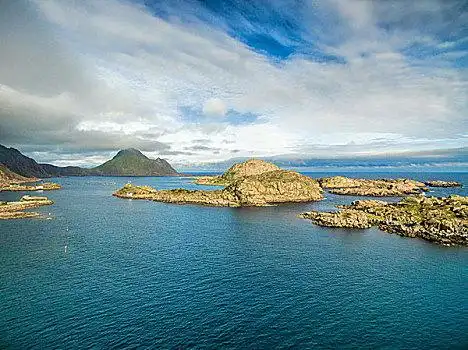 小岛,罗弗敦群岛,海岸