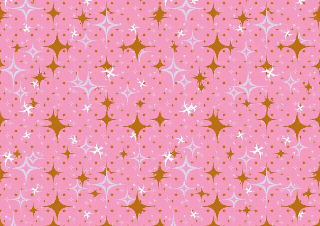 摘要背景,矢量插画的粉红色星星复古抽象背景.