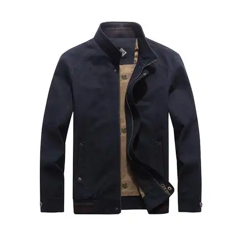 吉普夹克男春秋季新款立领户外上衣青年男士休闲宽松工装秋季外套