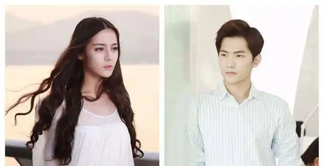 杨洋迪丽热巴《你是我的荣耀》同框曝光,这个对视有点甜,期待