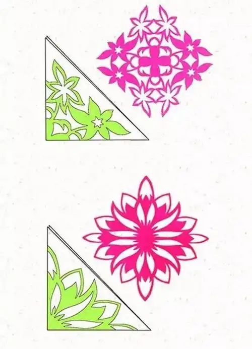四角形剪纸样式