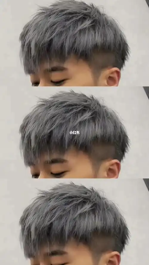 摩根烫  #前刺发型  #男生服贴烫  #服贴烫  #钢夹烫 #纹理