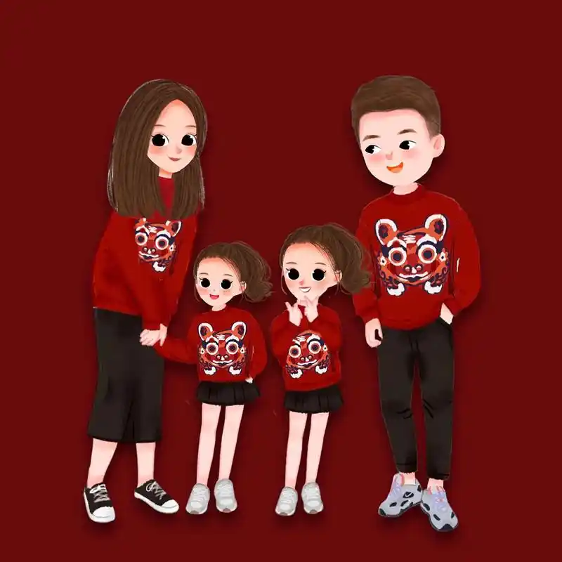 两个女儿/儿子,儿女双全的都有,祝大家新年快乐·2年前雪落无声重播