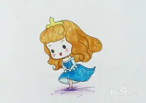 爱洛公主怎么画