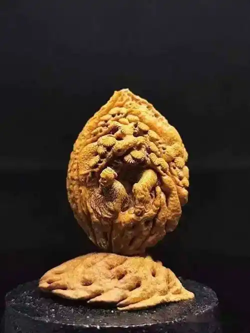 郭明祥‖ 核雕春秋——记西安核微雕大师黄树立_作品_雕刻_桃核