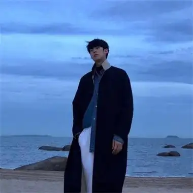 蓝色系眉清目秀好看的男生头像 超级温柔的帅气很高级的男头合集_男生