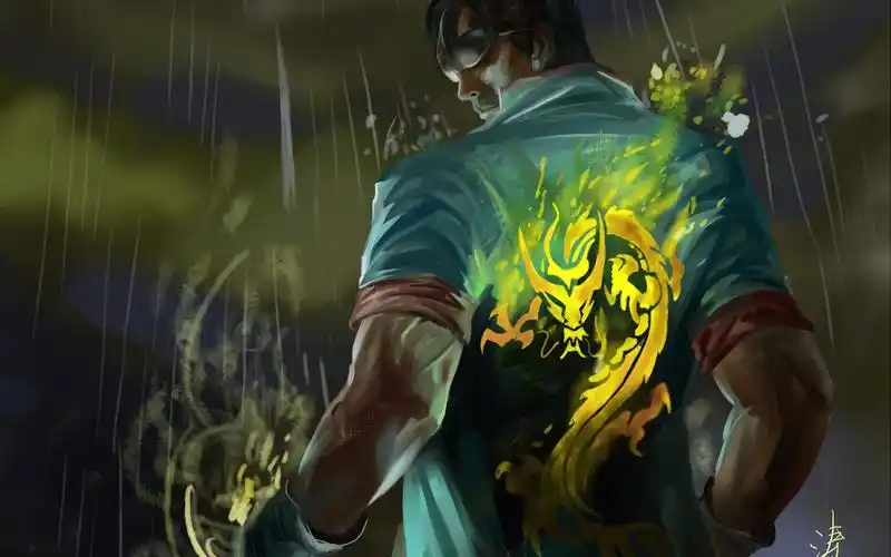 【板绘】盲僧 龙年限定_哔哩哔哩_bilibili