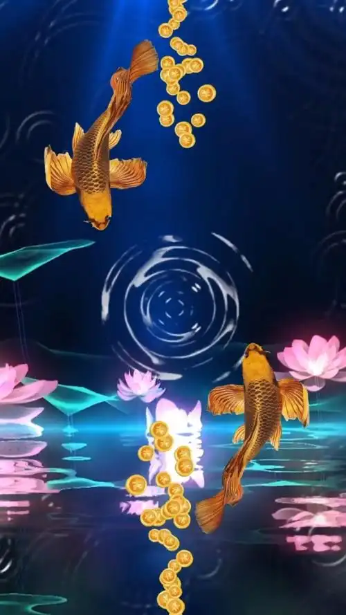 水为财,鱼为灵,2022年试试这个壁纸#锦鲤 #年年有余 #祥瑞