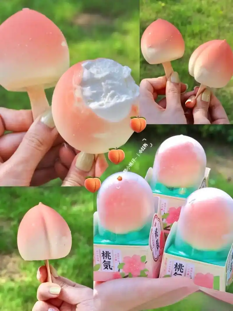 火遍全网的桃子雪糕太好吃了97.