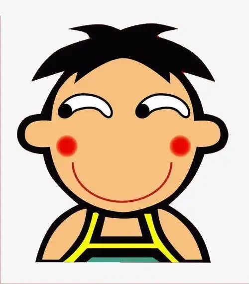 坏笑的动漫男生坏笑表情简笔画-在线图片欣赏