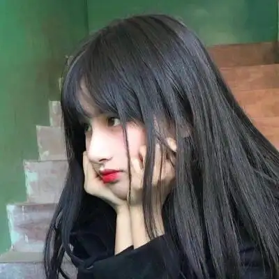 女头侧脸丸子头