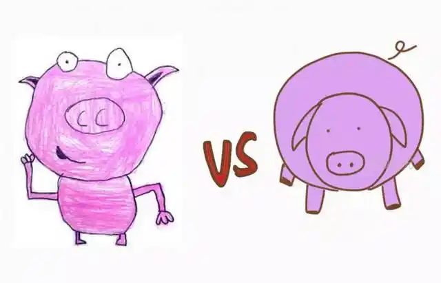 对比完孩子们简笔画化的画,你会不会想哭?