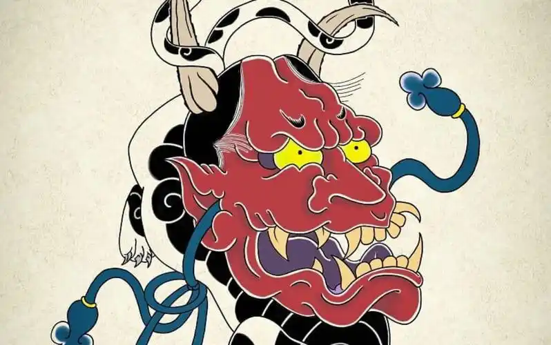 日本传统般若纹身.未完成