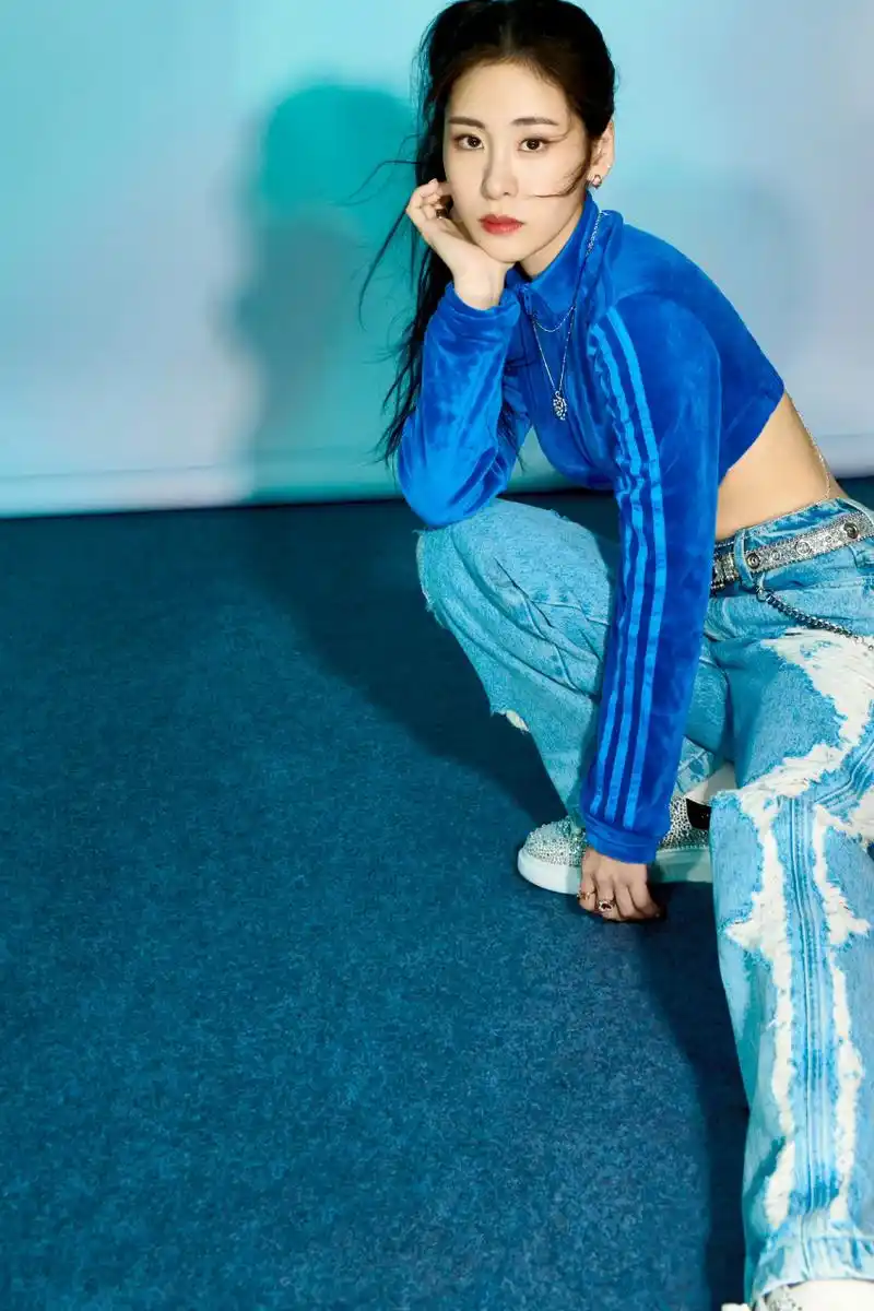 张碧晨深蓝色彩,又酷又美 #张碧晨