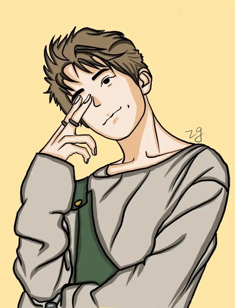 画易烊千玺的快乐 #漫画人物手绘 #想画就画 #插画 #易烊 - 抖音