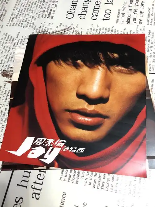 jay周杰伦专辑海报周边学生宿舍酒吧咖啡厅墙贴贴画320x30厘米超清