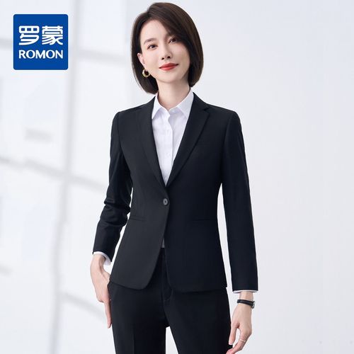 【上衣 裤子】罗蒙春秋女士西服套装职业正装商务通勤工作西装女