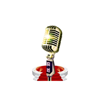 金色麦克风