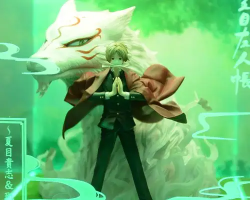 万事屋手办模型 寿屋 夏目友人帐 夏目贵志 斑 亚克力手办展示盒_双氙