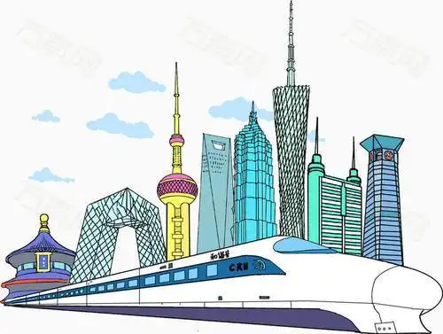 和谐号简笔画绘画6