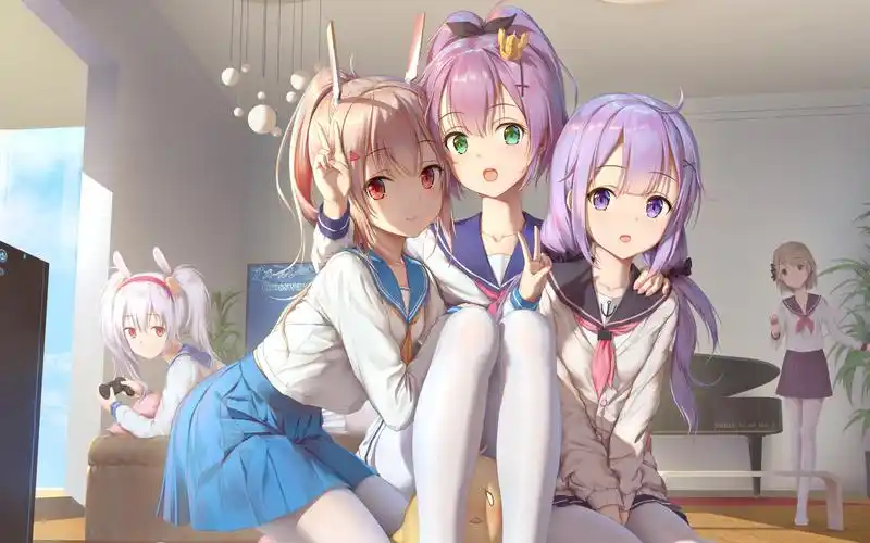 首页 桌面壁纸 卡通动漫 可爱二次元动漫图片桌面壁纸1920_1200手机