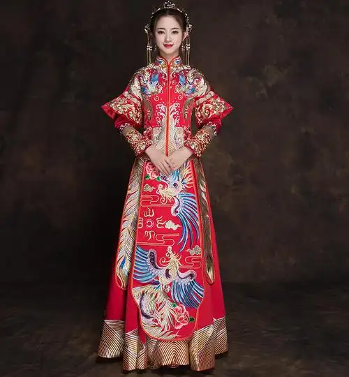 中式传统结婚礼服有哪些