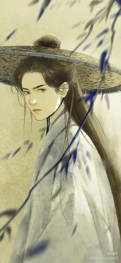 是阿絮!嘿嘿_山河令绘画浪浪钉周子舒古风绘画作品