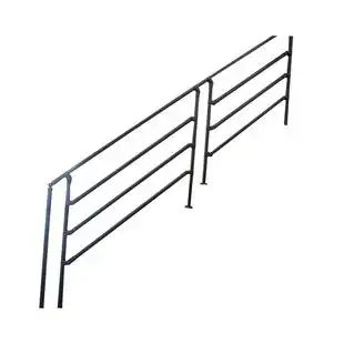 楼梯扶手室内栏杆钢管铁艺简约现代家用阁楼走廊阳台围栏护梯立柱