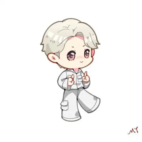 有什么很可爱的张艺兴的卡通图像