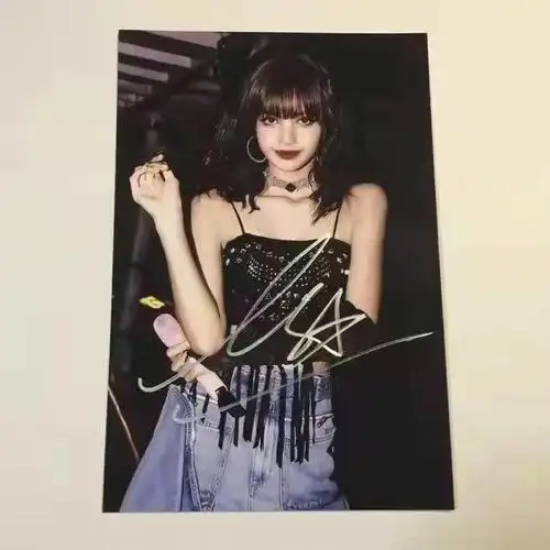 blackpink成员亲签自选1张45r