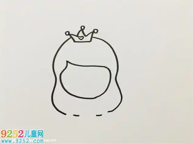 卡通画人物可爱公主卡通公主简笔画教程