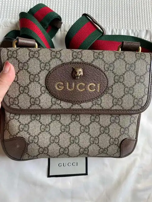 gucci双面虎头包小号全新