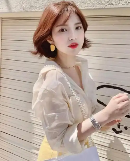 适合微胖女生的短发发型,谁说脸胖的女生不适合短发?