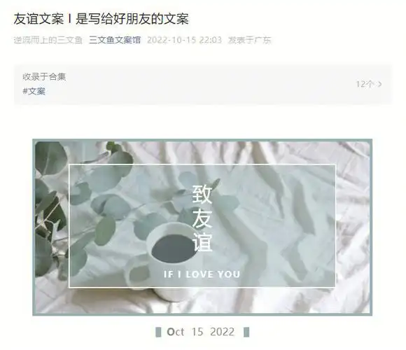 友谊文案i是写给好朋友的文案