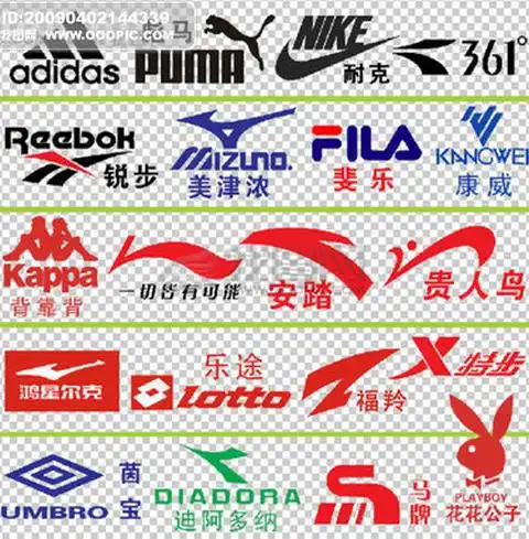 运动鞋标志大全
