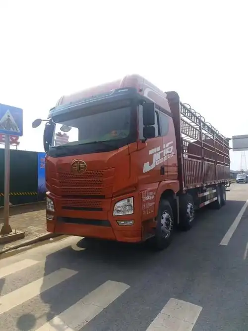 18年5月解放jh6,前四后八9.6米高栏,350马力潍柴, - 抖音